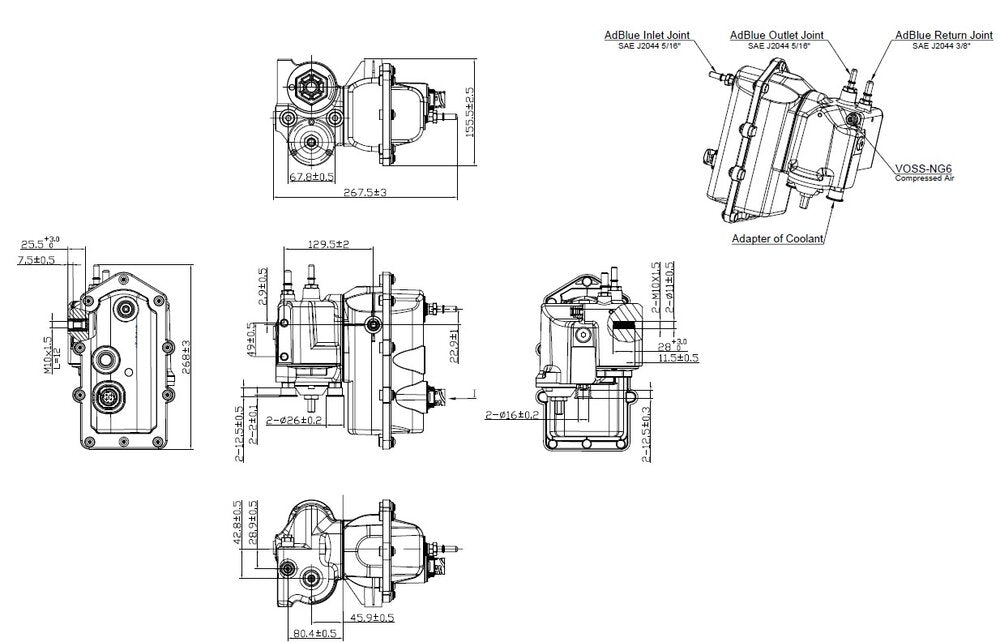 3FL018 - DEF Doser for Detroit Diesel, Air-Assisted